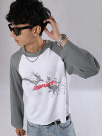 ROM4NCE RAGLAN WAFFLE KNIT