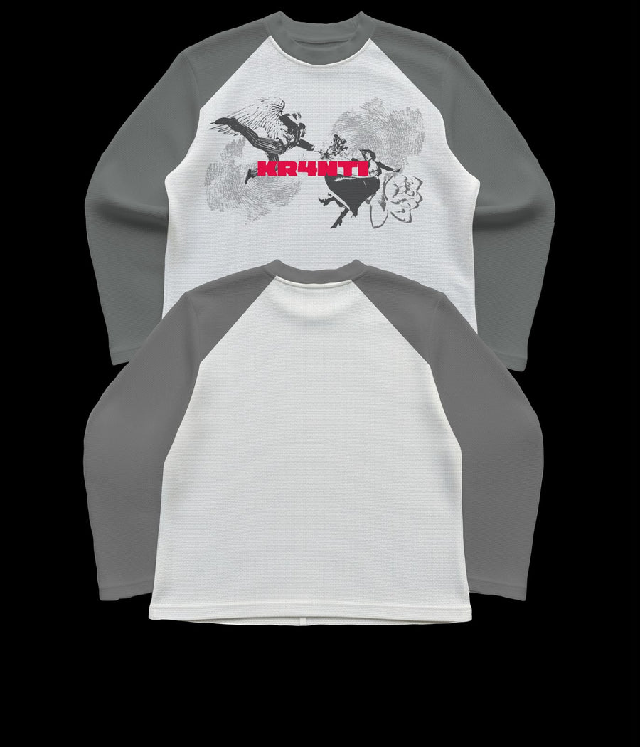 ROM4NCE RAGLAN WAFFLE KNIT